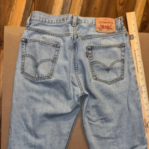 Levi 505  Classic Blue Denim Jeans 31/30 - Picture 4 of 4